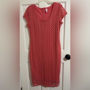 No Boundaries, size XL 15/17, peach lace